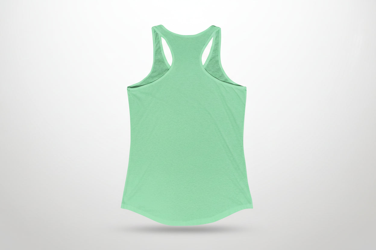 HOPE Hold On Pain Ends Women’s Racerback Tank Top | Inspirational Slim Fit Tank