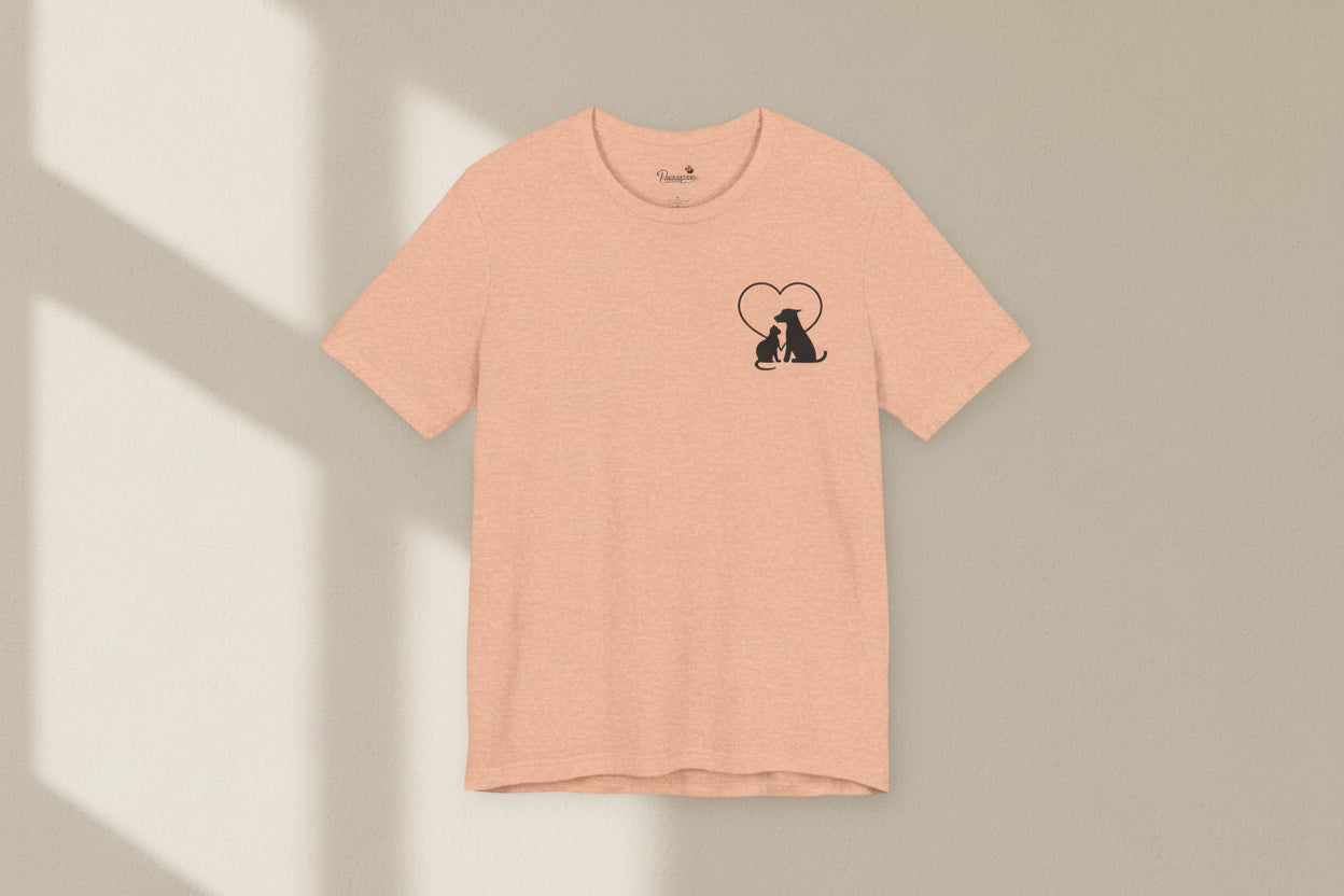 Rescue Dogs Tee "Live, Love & Rescue Dogs" Patriotic Dog Lover T-Shirt