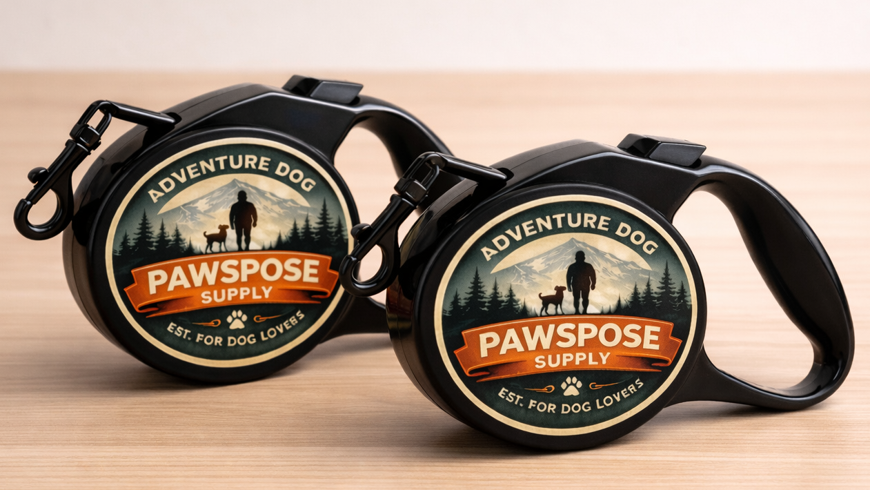 Adventure Dog Retractable Leash – 16.4 ft Durable Walking Leash