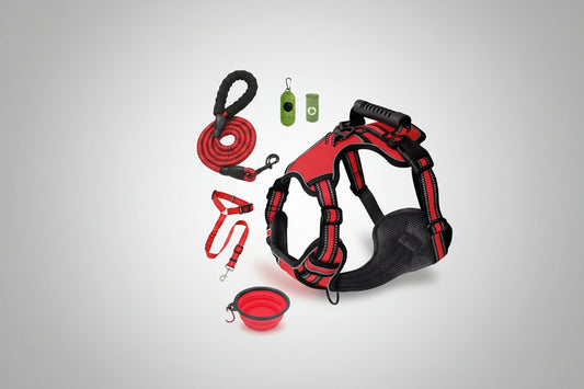 ProControl Tactical Service Dog Harness & Travel Kit