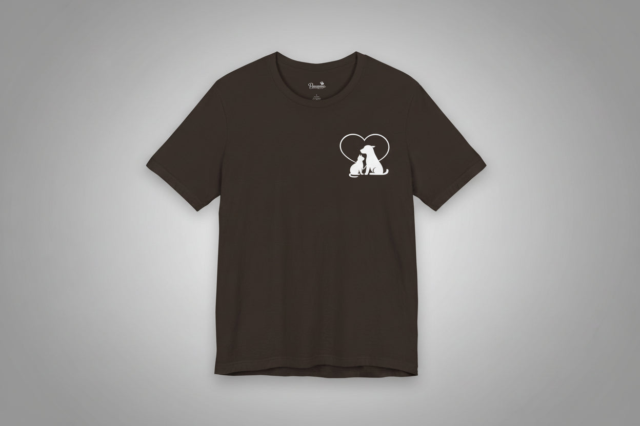 Live, Love & Rescue Dogs T-Shirt American Flag Rescue Dog Tee