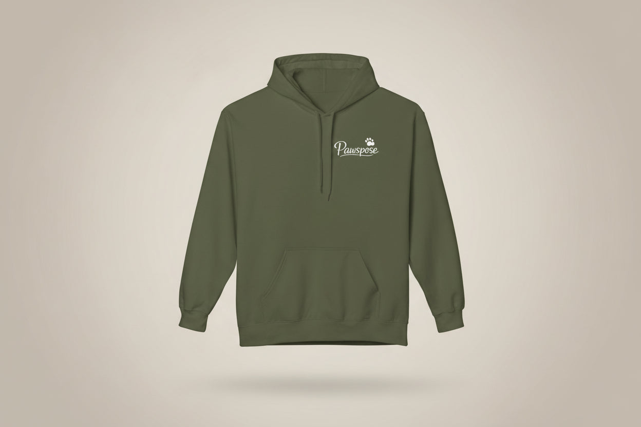 Rescue Is My Favorite Breed Unisex Midweight Fleece Hoodie