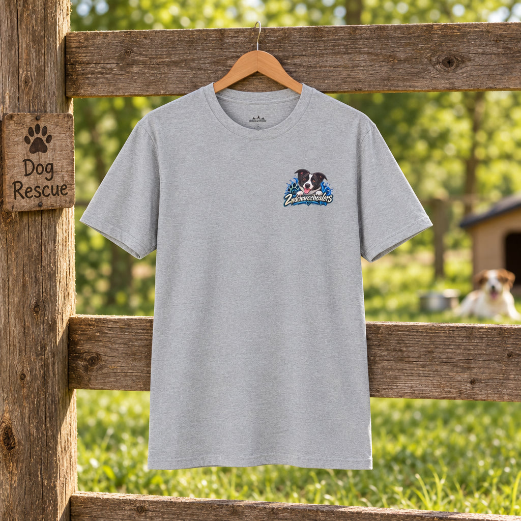 Light blue t-shirt with 'Hannah' printed on it against a white background