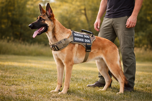 ProControl Tactical Dog Harness – Reflective, Adjustable, No-Pull with Handle