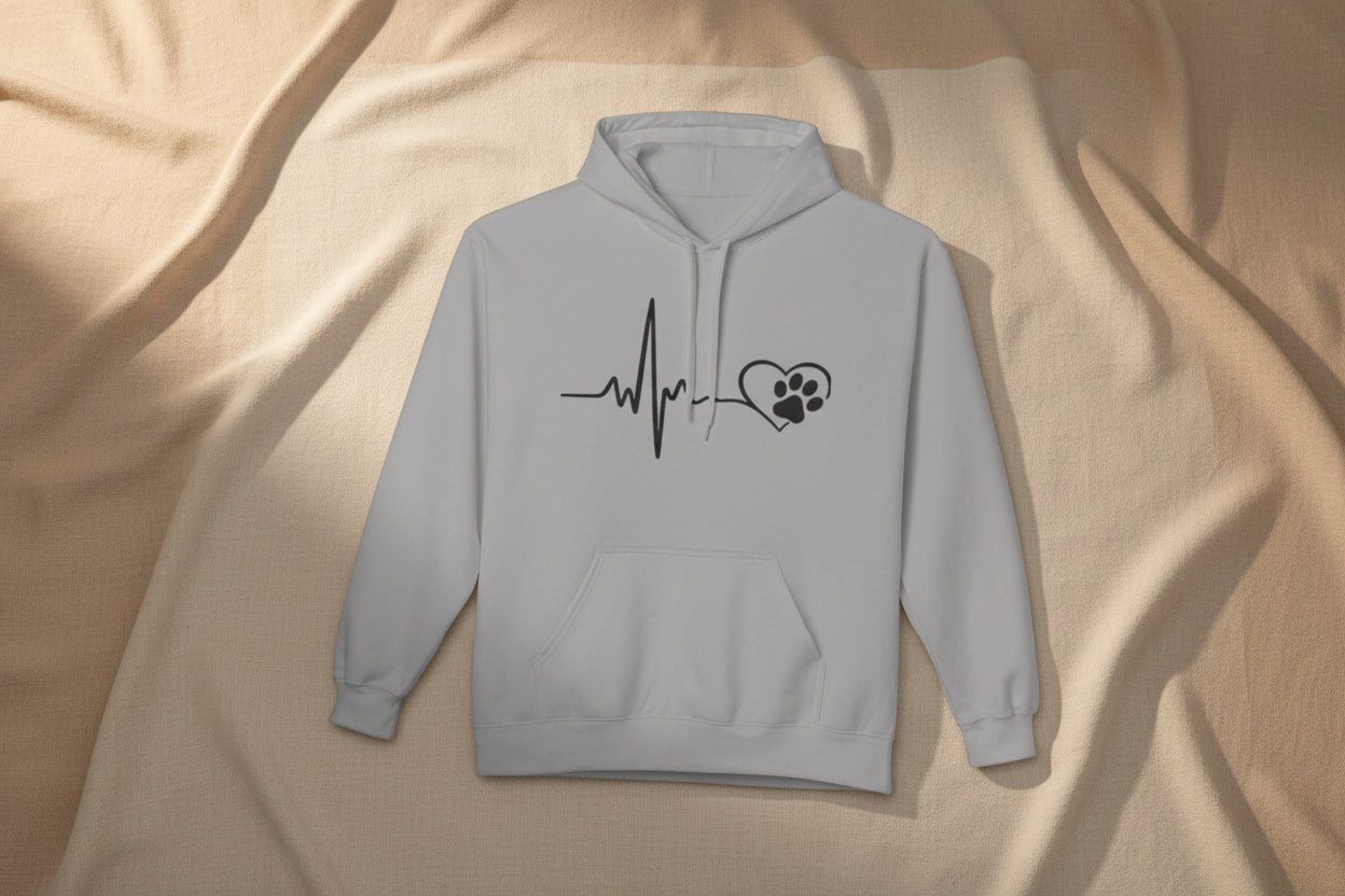 Heartbeat Paw Hoodie