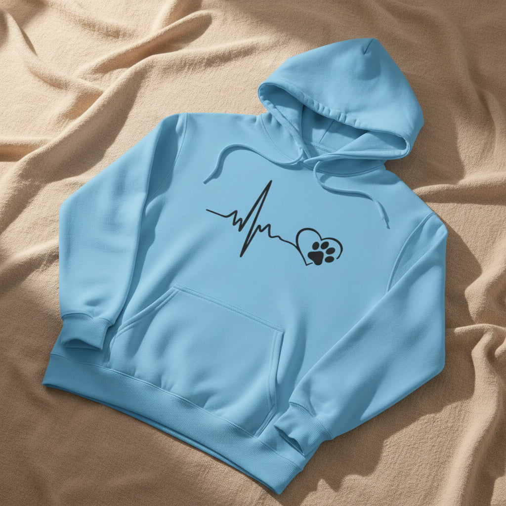 Heartbeat Paw Hoodie