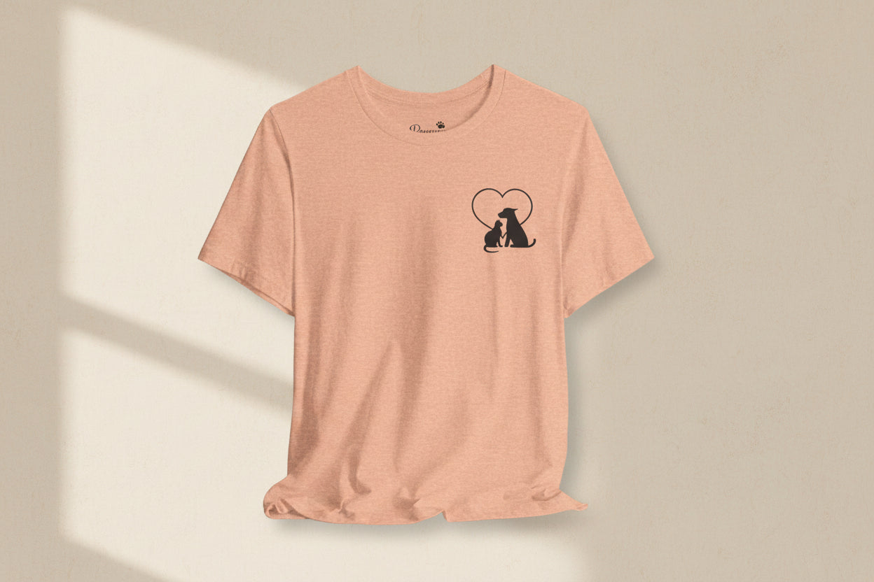 Rescue Dogs Tee "Live, Love & Rescue Dogs" Patriotic Dog Lover T-Shirt