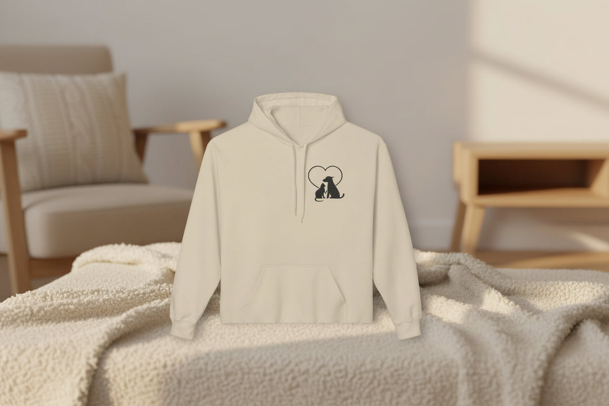 Live, Love & Rescue Dogs Hoodie