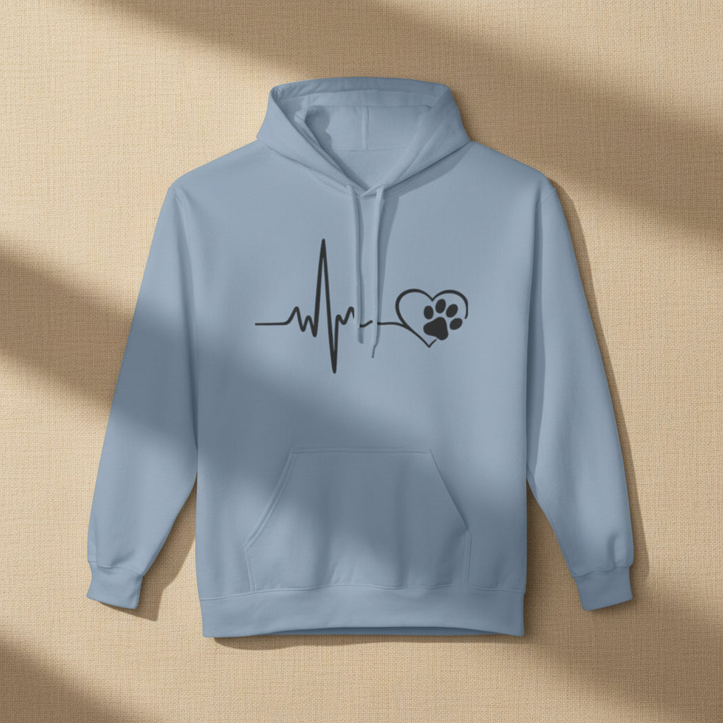 Heartbeat Paw Hoodie