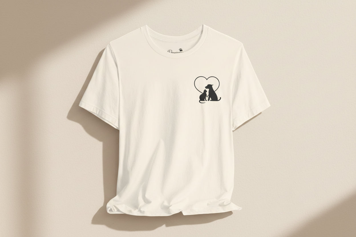 Rescue Dogs Tee "Live, Love & Rescue Dogs" Patriotic Dog Lover T-Shirt