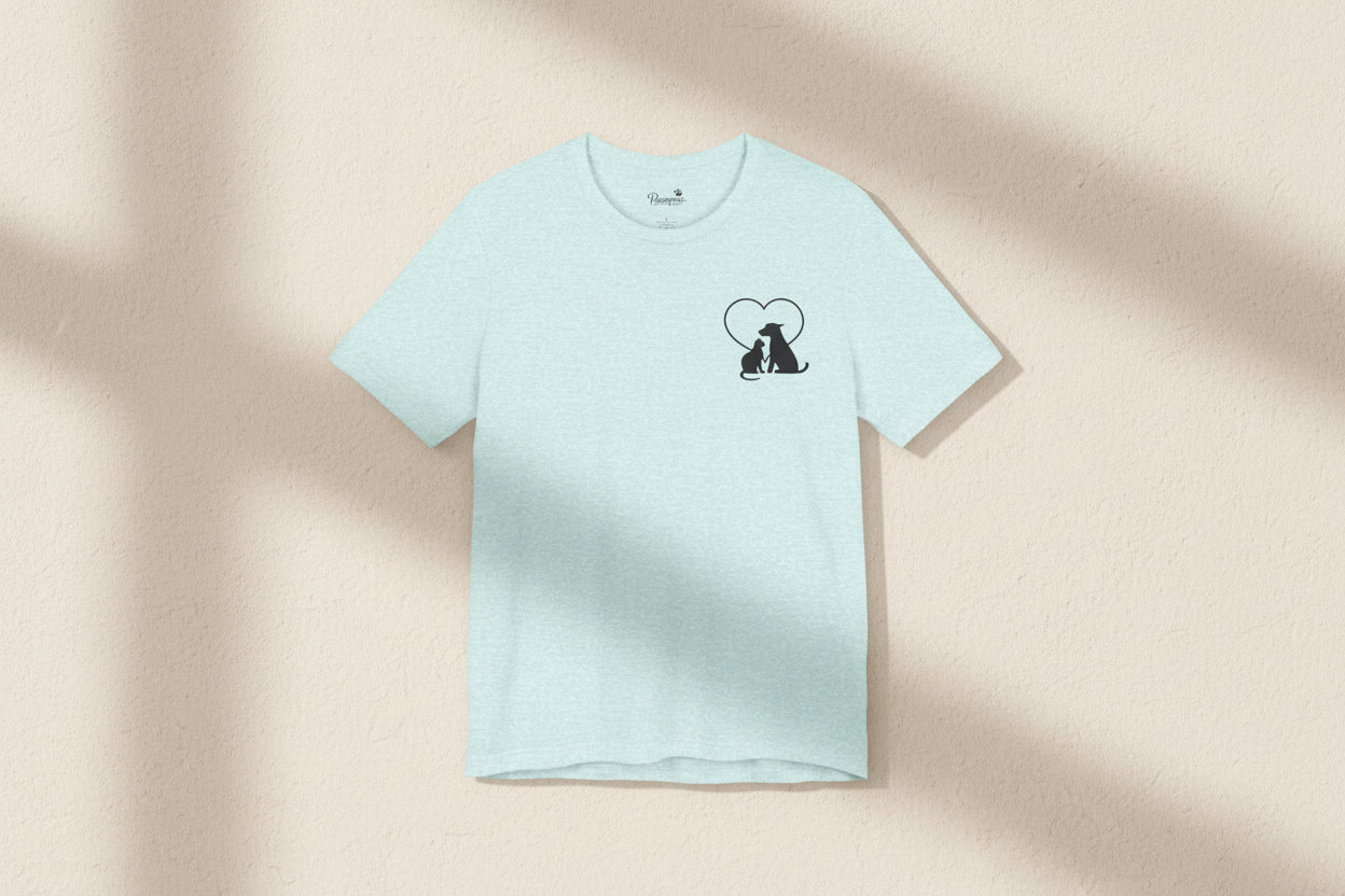 Rescue Dogs Tee "Live, Love & Rescue Dogs" Patriotic Dog Lover T-Shirt