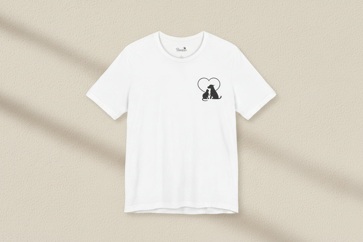 Rescue Dogs Tee "Live, Love & Rescue Dogs" Patriotic Dog Lover T-Shirt