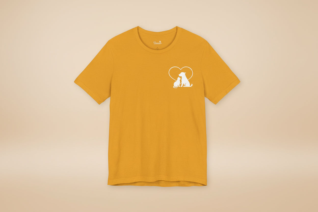 Live, Love & Rescue Dogs T-Shirt American Flag Rescue Dog Tee