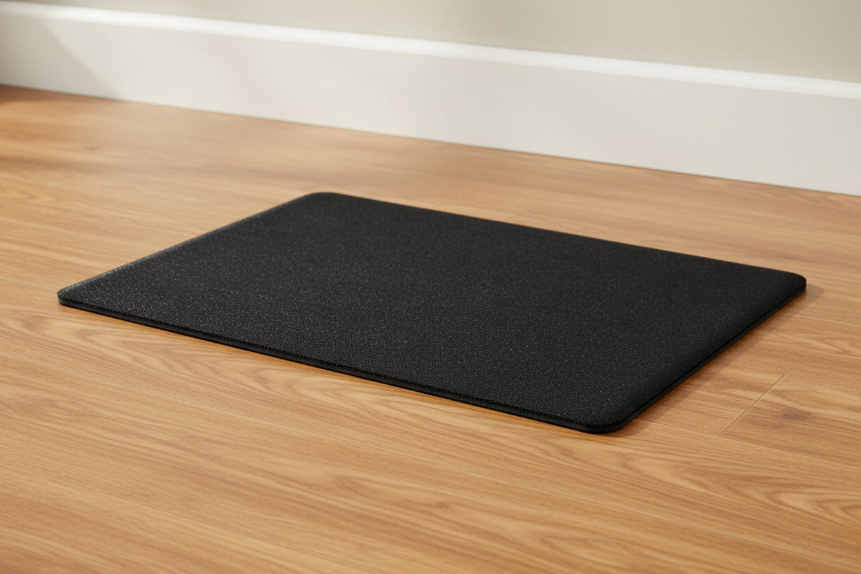 Currently Supervising Dog Feeding Mat Non-Slip Pet Food Mat
