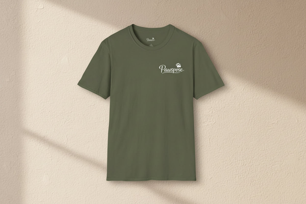 Rescue Is My Favorite Breed T-Shirt Rescue Dog Paw Tee