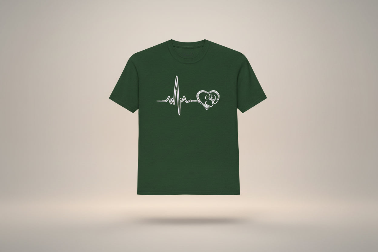 Heartbeat Paw Love Tee