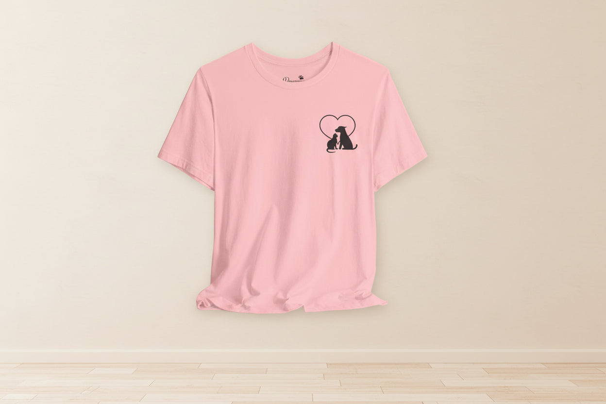 Rescue Dogs Tee "Live, Love & Rescue Dogs" Patriotic Dog Lover T-Shirt