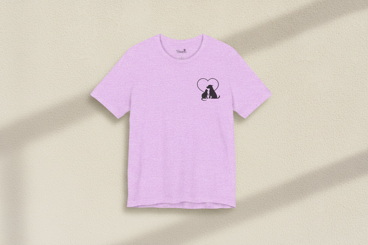 Rescue Dogs Tee "Live, Love & Rescue Dogs" Patriotic Dog Lover T-Shirt
