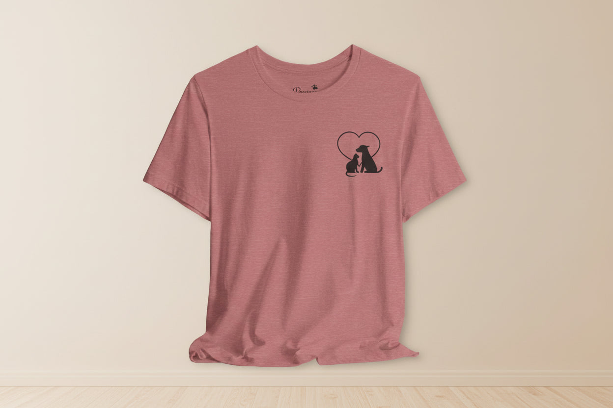 Rescue Dogs Tee "Live, Love & Rescue Dogs" Patriotic Dog Lover T-Shirt