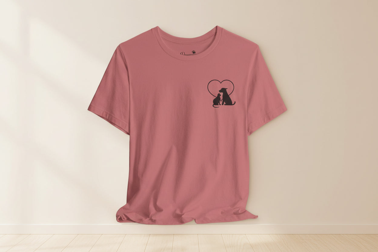 Rescue Dogs Tee "Live, Love & Rescue Dogs" Patriotic Dog Lover T-Shirt