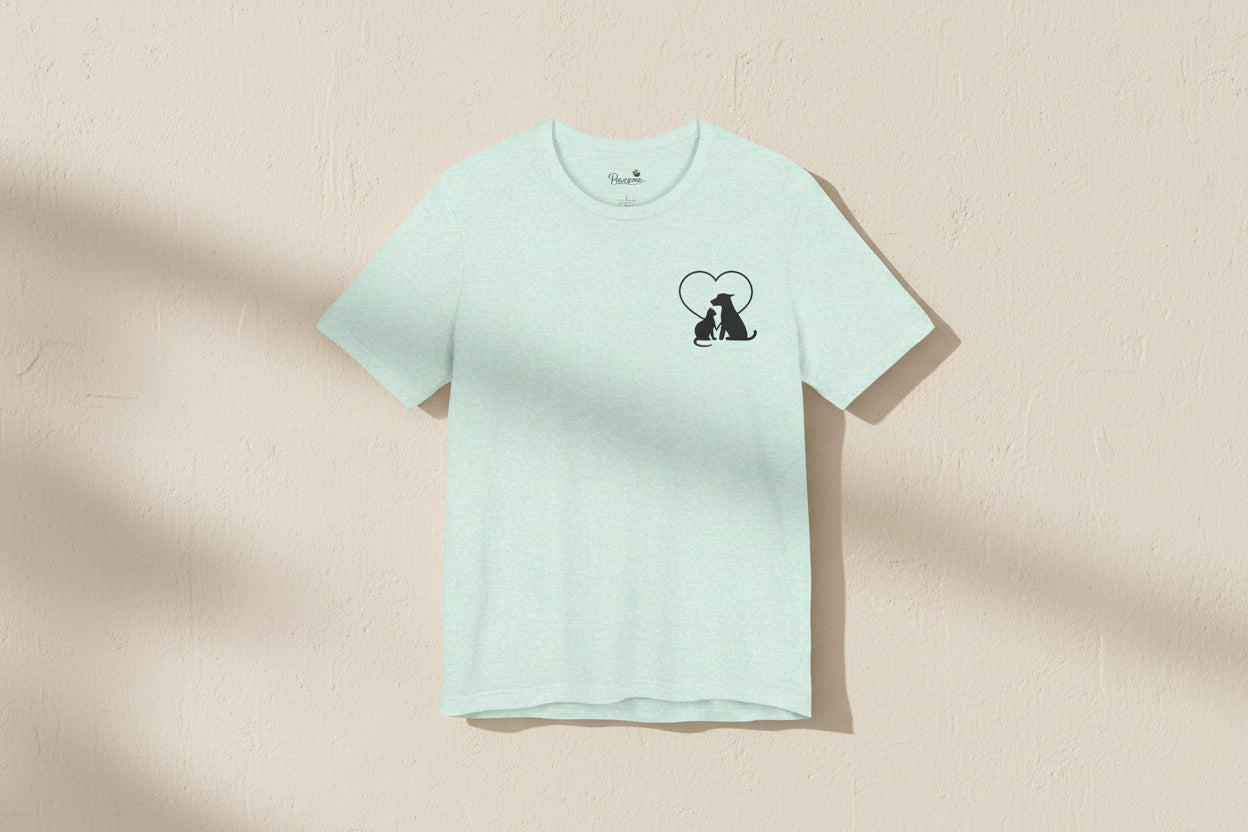 Rescue Dogs Tee "Live, Love & Rescue Dogs" Patriotic Dog Lover T-Shirt