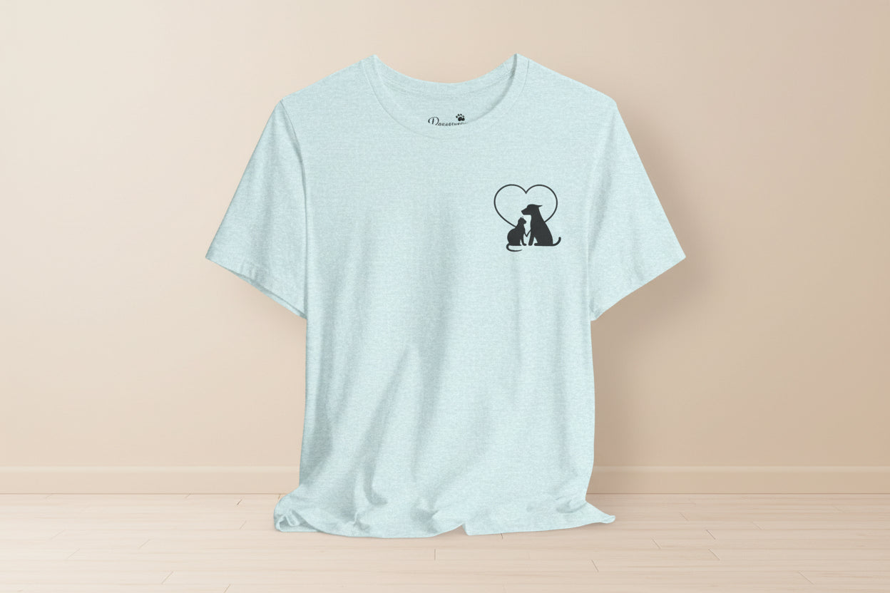 Rescue Dogs Tee "Live, Love & Rescue Dogs" Patriotic Dog Lover T-Shirt