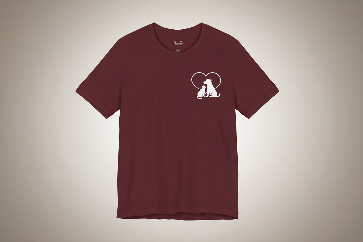 Live, Love & Rescue Dogs T-Shirt American Flag Rescue Dog Tee