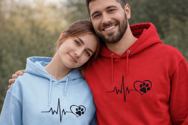 Heartbeat Paw Hoodie