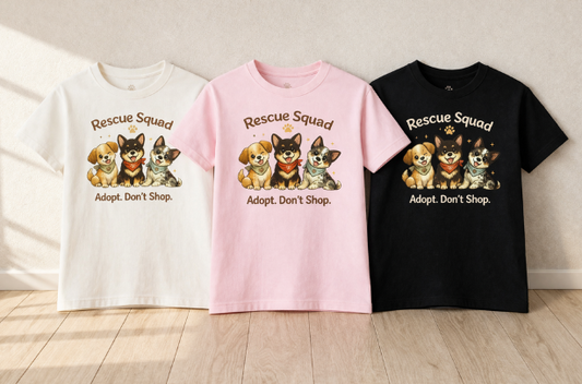 Rescue Squad Kids T-Shirt – Cute Puppy Dog Graphic Tee for Children