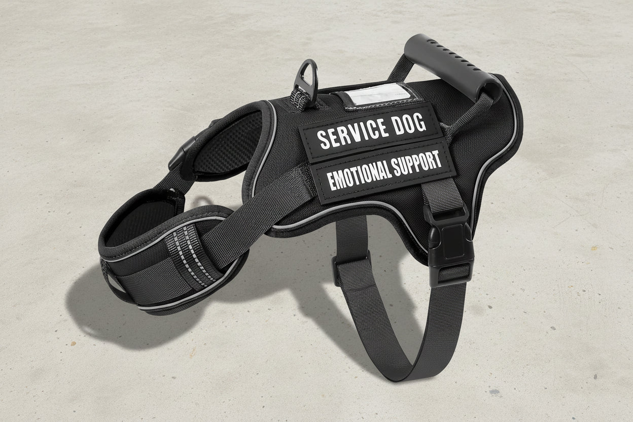 ProControl Tactical Dog Harness – Reflective, Adjustable, No-Pull with Handle